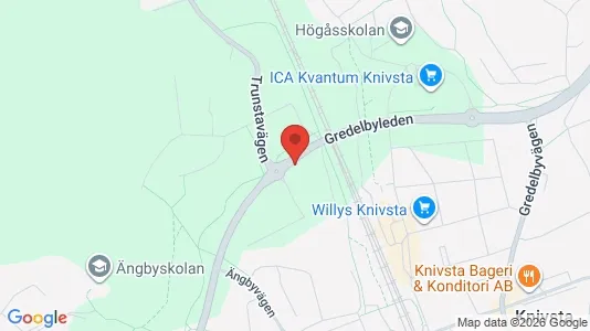 Lägenheter att hyra i Knivsta - kort over placeringen