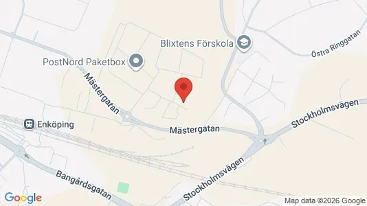 Lägenheter att hyra i Enköping - kort over placeringen