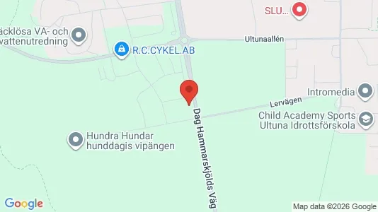 Lägenheter att hyra i Uppsala - kort over placeringen
