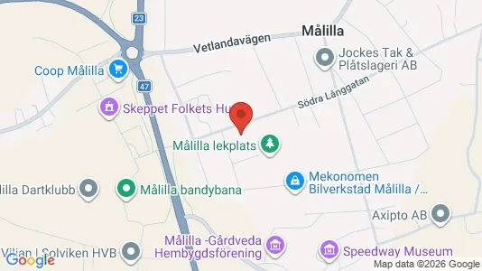 Lägenheter att hyra i Hultsfred - kort over placeringen