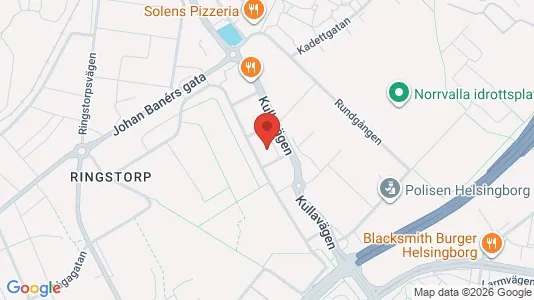 Lägenheter att hyra i Helsingborg - kort over placeringen