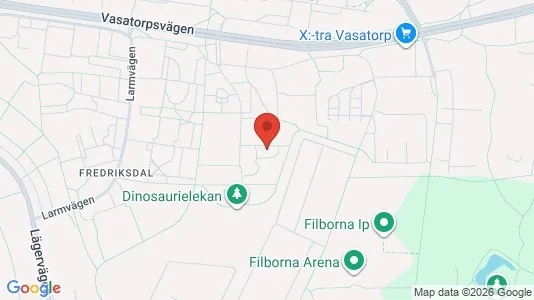 Lägenheter att hyra i Helsingborg - kort over placeringen