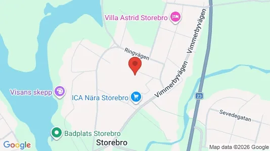 Lägenheter att hyra i Vimmerby - kort over placeringen