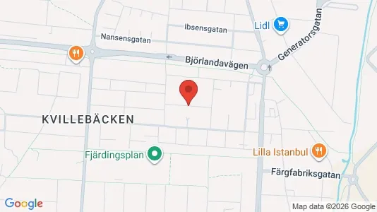 Lägenheter att hyra i Lundby - kort over placeringen