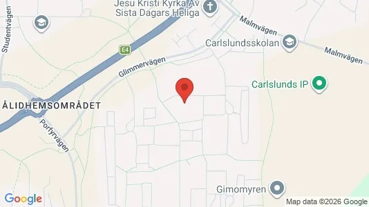 Lägenheter att hyra i Umeå - kort over placeringen