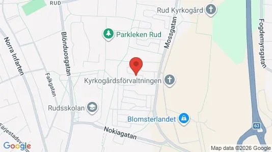 Lägenheter att hyra i Karlstad - kort over placeringen