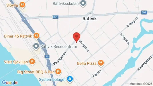Lägenheter att hyra i Rättvik - kort over placeringen