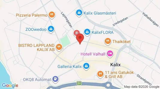 Lägenheter att hyra i Kalix - kort over placeringen