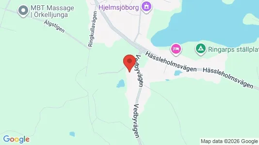 Lägenheter att hyra i Örkelljunga - kort over placeringen