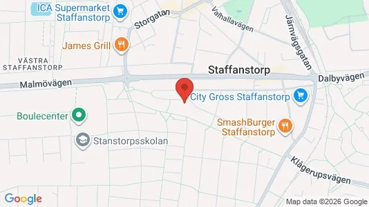 Lägenheter att hyra i Staffanstorp - kort over placeringen