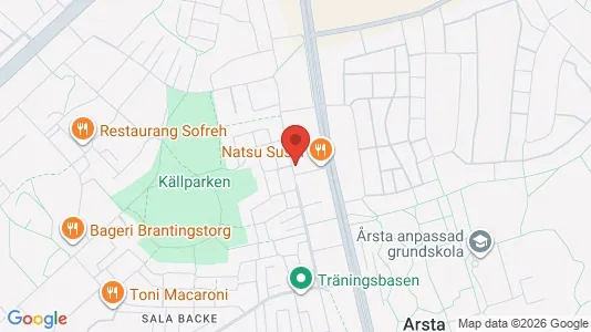 Lägenheter att hyra i Uppsala - kort over placeringen