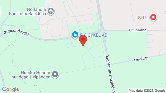 Lägenheter att hyra i Uppsala - kort over placeringen