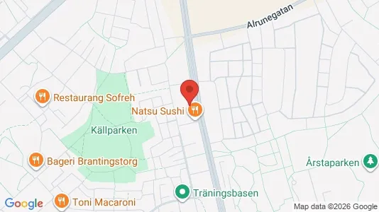 Lägenheter att hyra i Uppsala - kort over placeringen