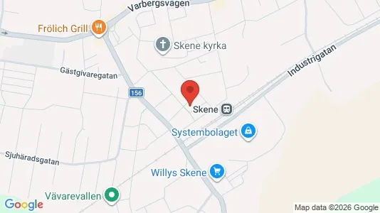 Lägenheter att hyra i Mark - kort over placeringen