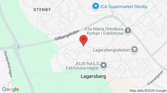 Lägenheter att hyra i Eskilstuna - kort over placeringen