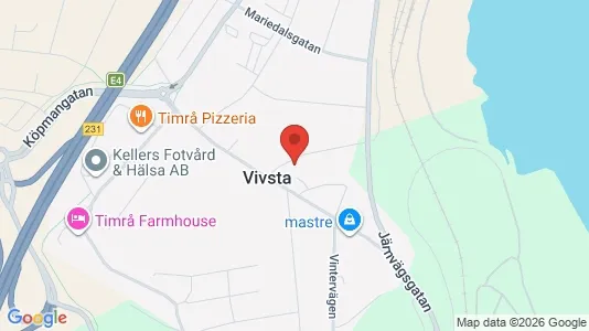 Lägenheter att hyra i Timrå - kort over placeringen