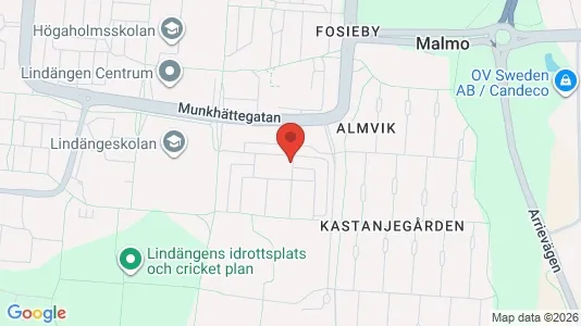 Lägenheter att hyra i Fosie - kort over placeringen