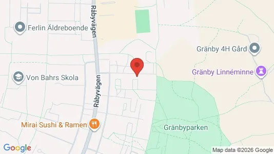 Lägenheter att hyra i Uppsala - kort over placeringen