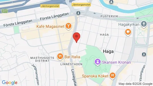 Lägenheter att hyra i Göteborg Centrum - kort over placeringen