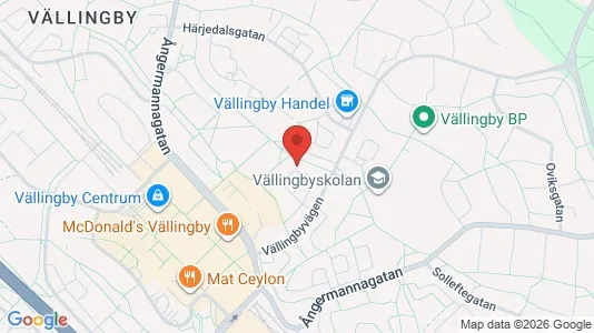 Lägenheter att hyra i Västerort - kort over placeringen