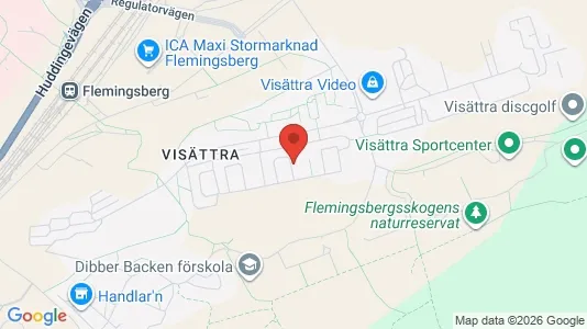Lägenheter att hyra i Huddinge - kort over placeringen