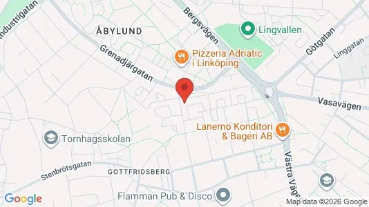 Lägenheter att hyra i Linköping - kort over placeringen
