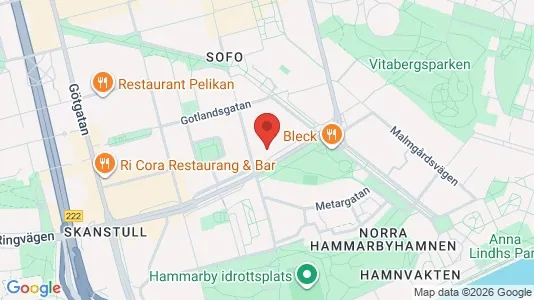 Lägenheter att hyra i Södermalm - kort over placeringen