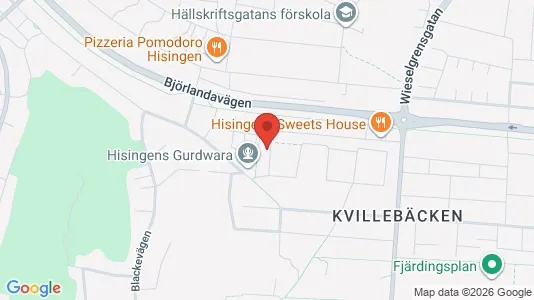 Lägenheter att hyra i Lundby - kort over placeringen