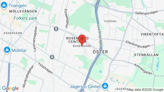 Lägenheter att hyra i Rosengård - kort over placeringen