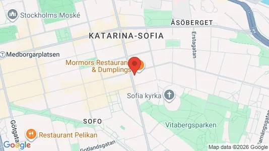 Lägenheter att hyra i Södermalm - kort over placeringen