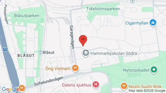Lägenheter att hyra i Söderort - kort over placeringen