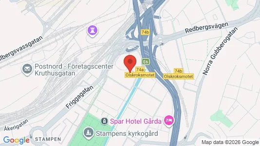 Lägenheter att hyra i Örgryte-Härlanda - kort over placeringen