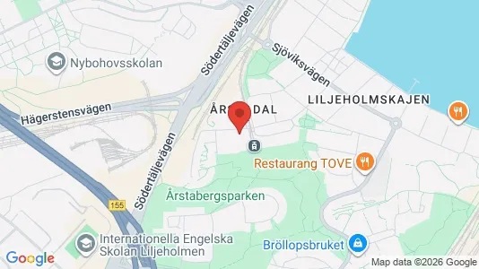 Lägenheter att hyra i Södermalm - kort over placeringen