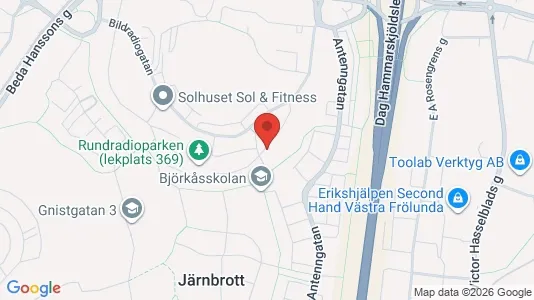 Lägenheter att hyra i Askim-Frölunda-Högsbo - kort over placeringen