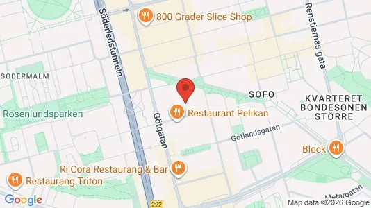 Lägenheter att hyra i Södermalm - kort over placeringen