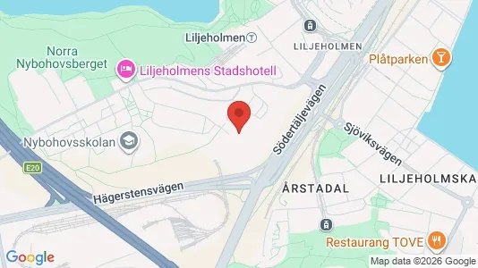 Lägenheter att hyra i Södermalm - kort over placeringen