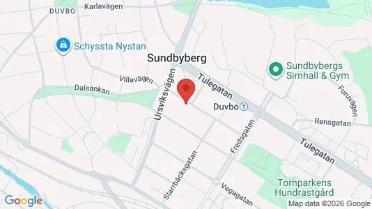 Lägenheter att hyra i Sundbyberg - kort over placeringen