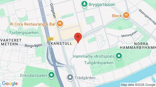 Lägenheter att hyra i Södermalm - kort over placeringen