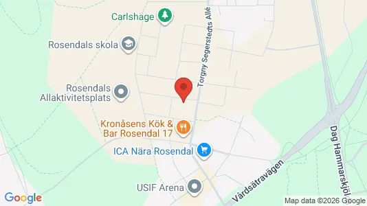 Lägenheter att hyra i Uppsala - kort over placeringen