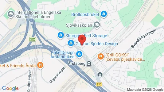 Lägenheter att hyra i Södermalm - kort over placeringen