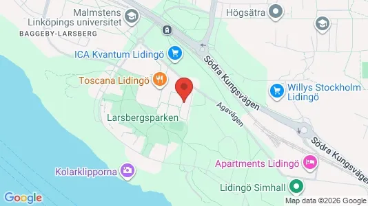 Lägenheter att hyra i Lidingö - kort over placeringen