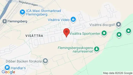 Lägenheter att hyra i Huddinge - kort over placeringen