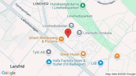 Lägenheter att hyra i Halmstad - kort over placeringen