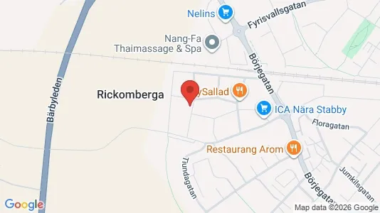 Lägenheter att hyra i Uppsala - kort over placeringen