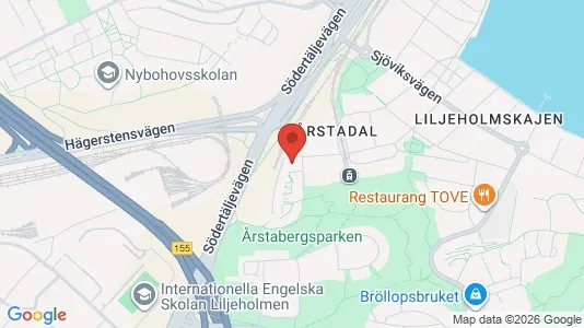 Lägenheter att hyra i Södermalm - kort over placeringen