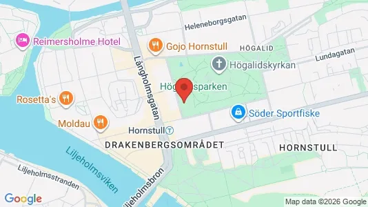 Lägenheter att hyra i Södermalm - kort over placeringen