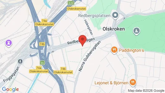 Lägenheter att hyra i Örgryte-Härlanda - kort over placeringen