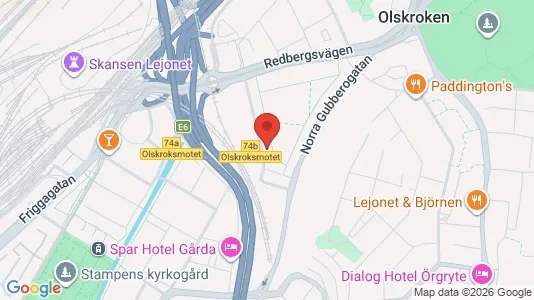 Lägenheter att hyra i Örgryte-Härlanda - kort over placeringen