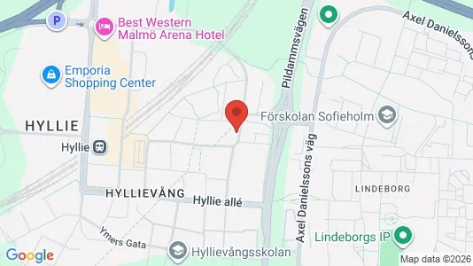 Lägenheter att hyra i Fosie - kort over placeringen