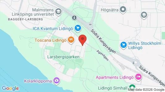 Lägenheter att hyra i Lidingö - kort over placeringen